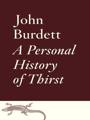 cover image of A Personal History of Thirst